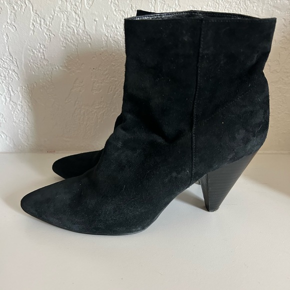 Treasure & Bond Shoes - Treasure & Bond Black Suede Ankle Boots